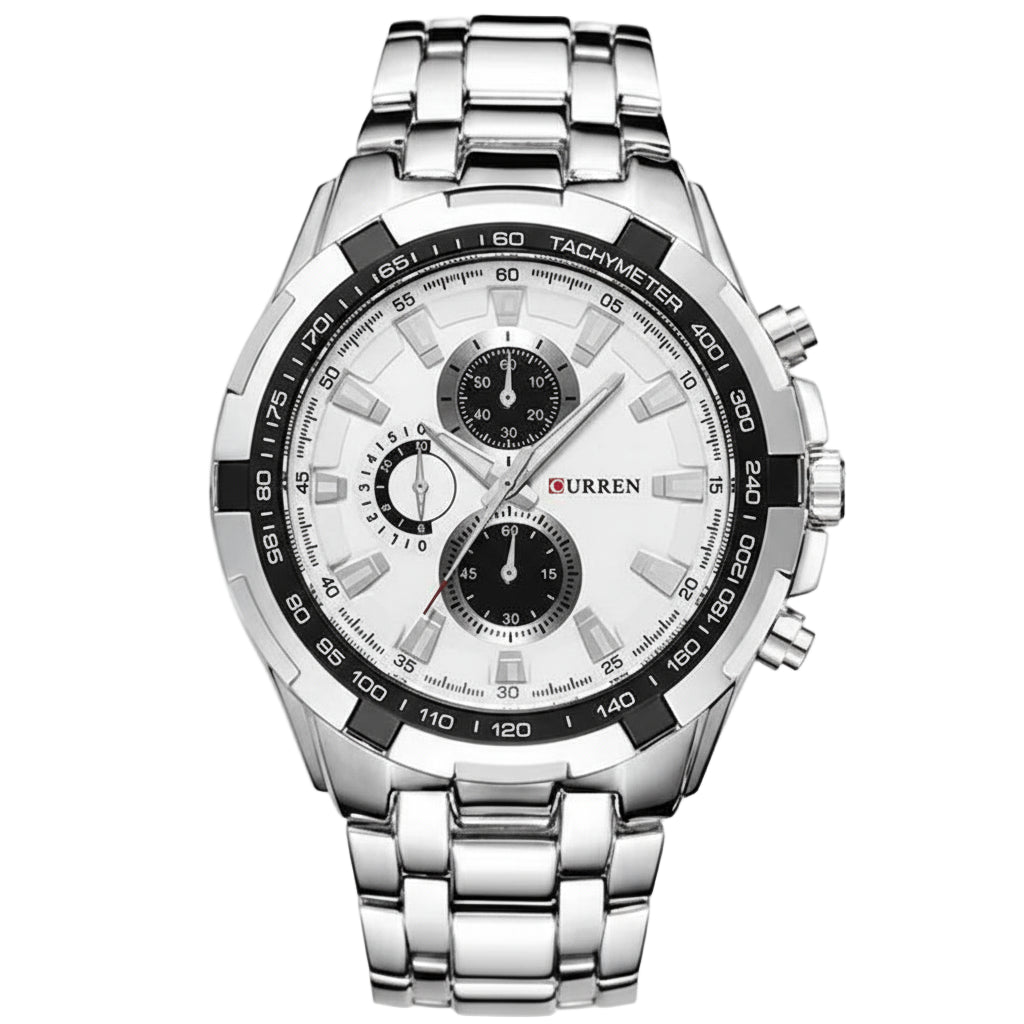 CURREN Men's Business Watch, Stainless Steel Quartz