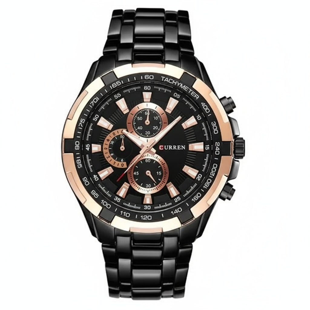 CURREN Men's Business Watch, Stainless Steel Quartz