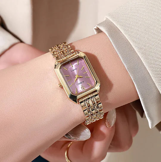 Squared Steel Women's Watch