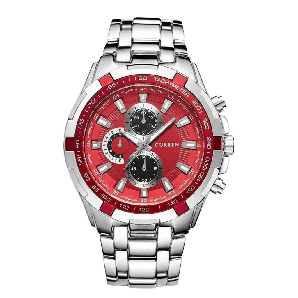 CURREN Men's Business Watch, Stainless Steel Quartz