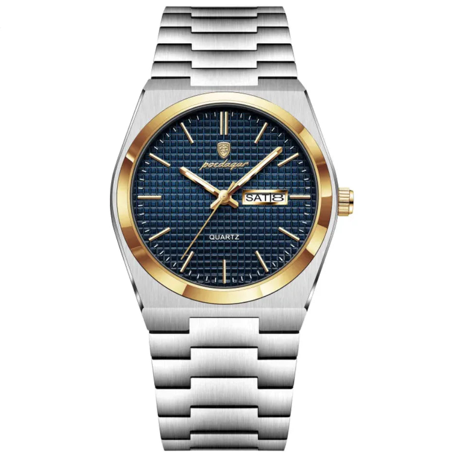 Waterproof Luminous Business Calendar Watch