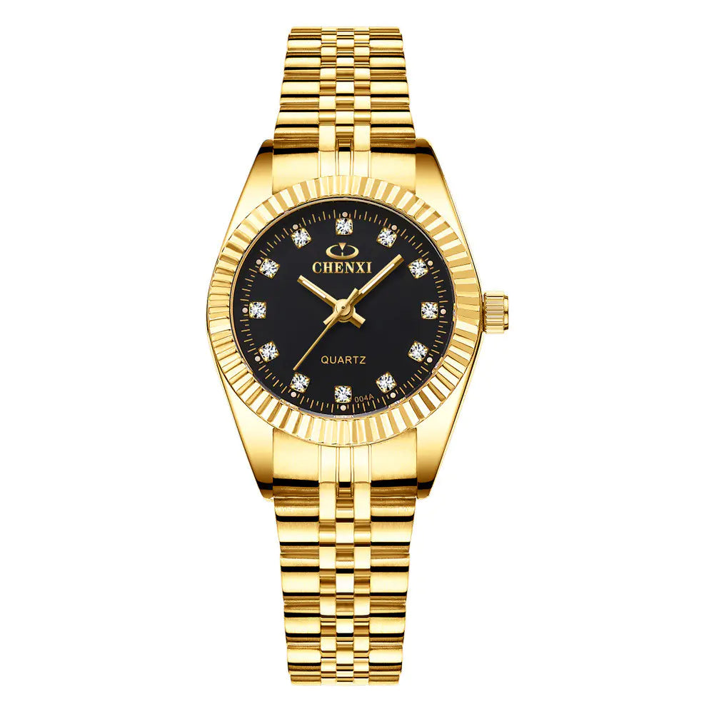 Gold Couple Watches for Men and Women - Model 004A