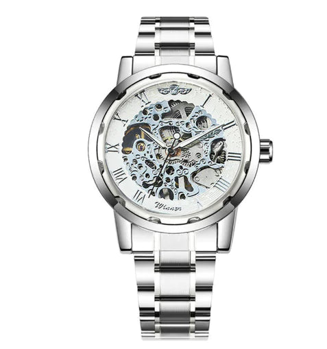 Stylish Business Casual Hollow Space Gold Watch