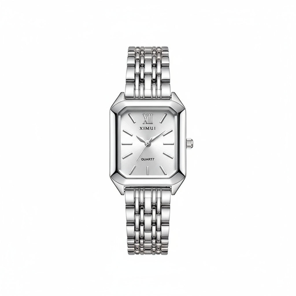 Women's Square Steel Strap Watch