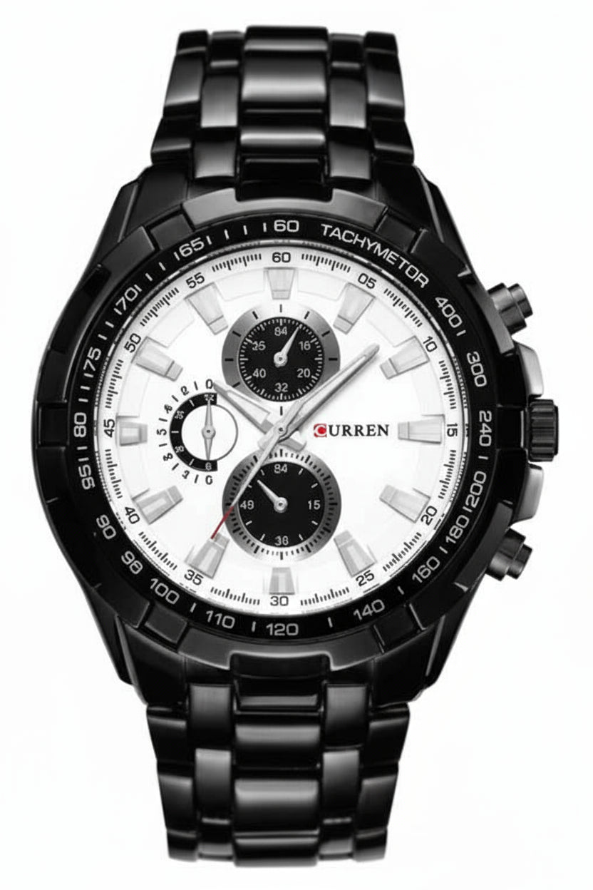 CURREN Men's Business Watch, Stainless Steel Quartz