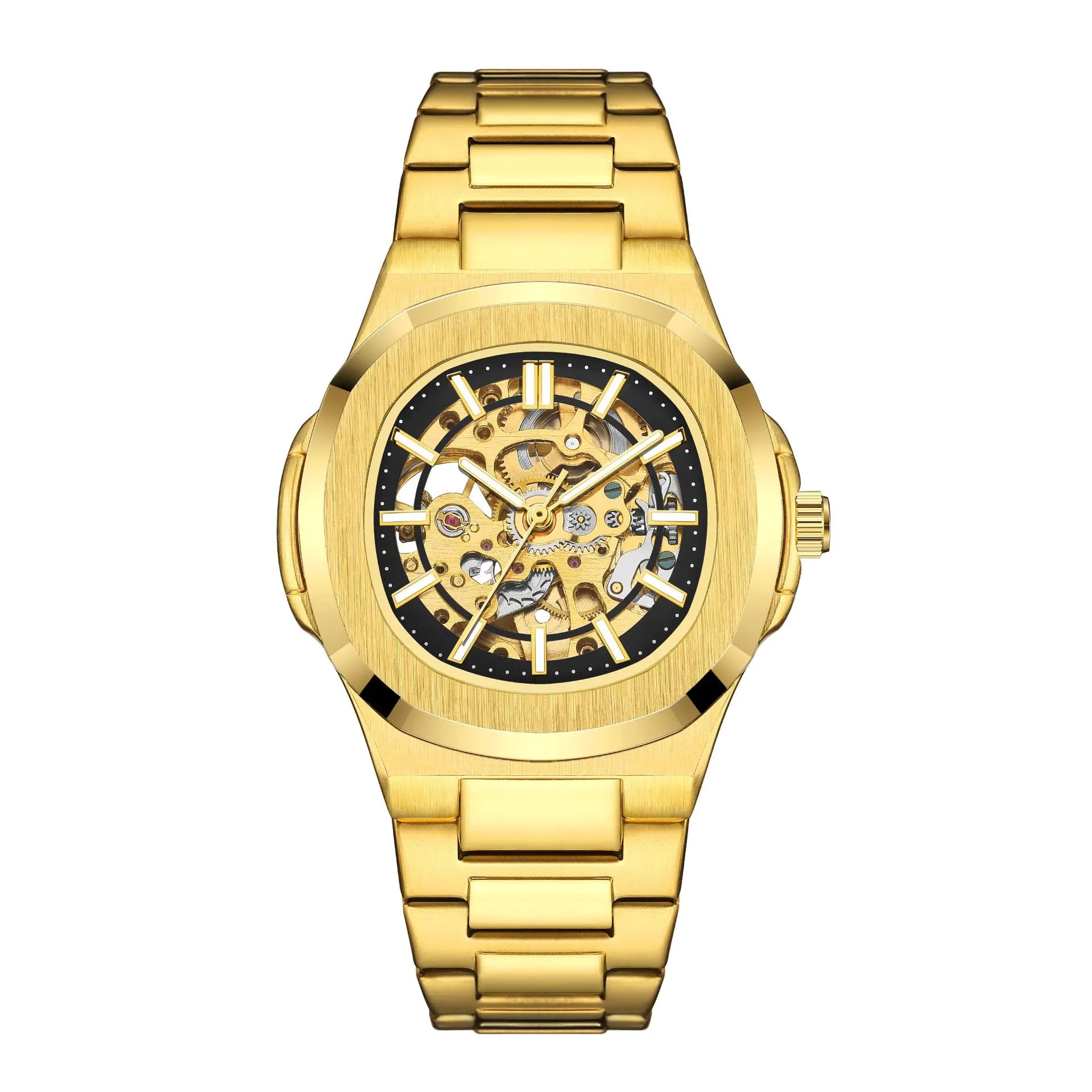 Men's Automatic Skeleton Business Watch