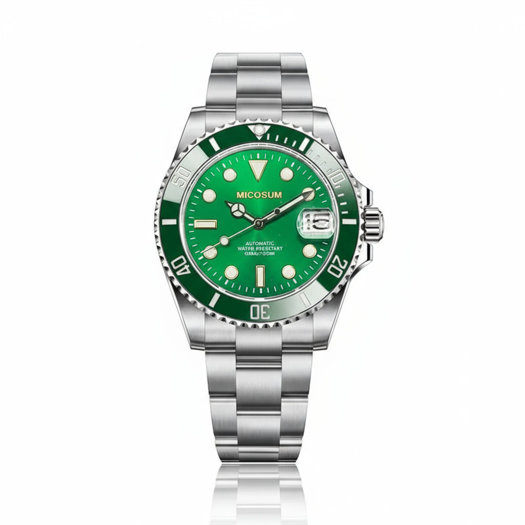 Men's Stainless Steel Business Calendar Watch