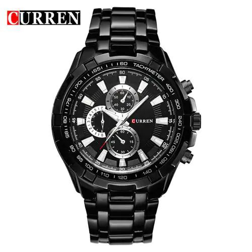 CURREN Men's Business Watch, Stainless Steel Quartz