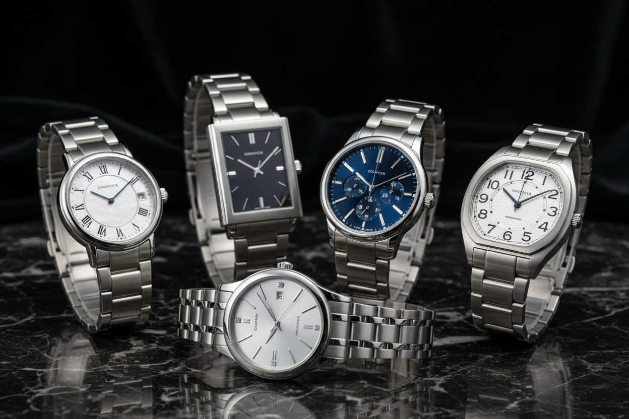 mas relojes con manilla de plata 