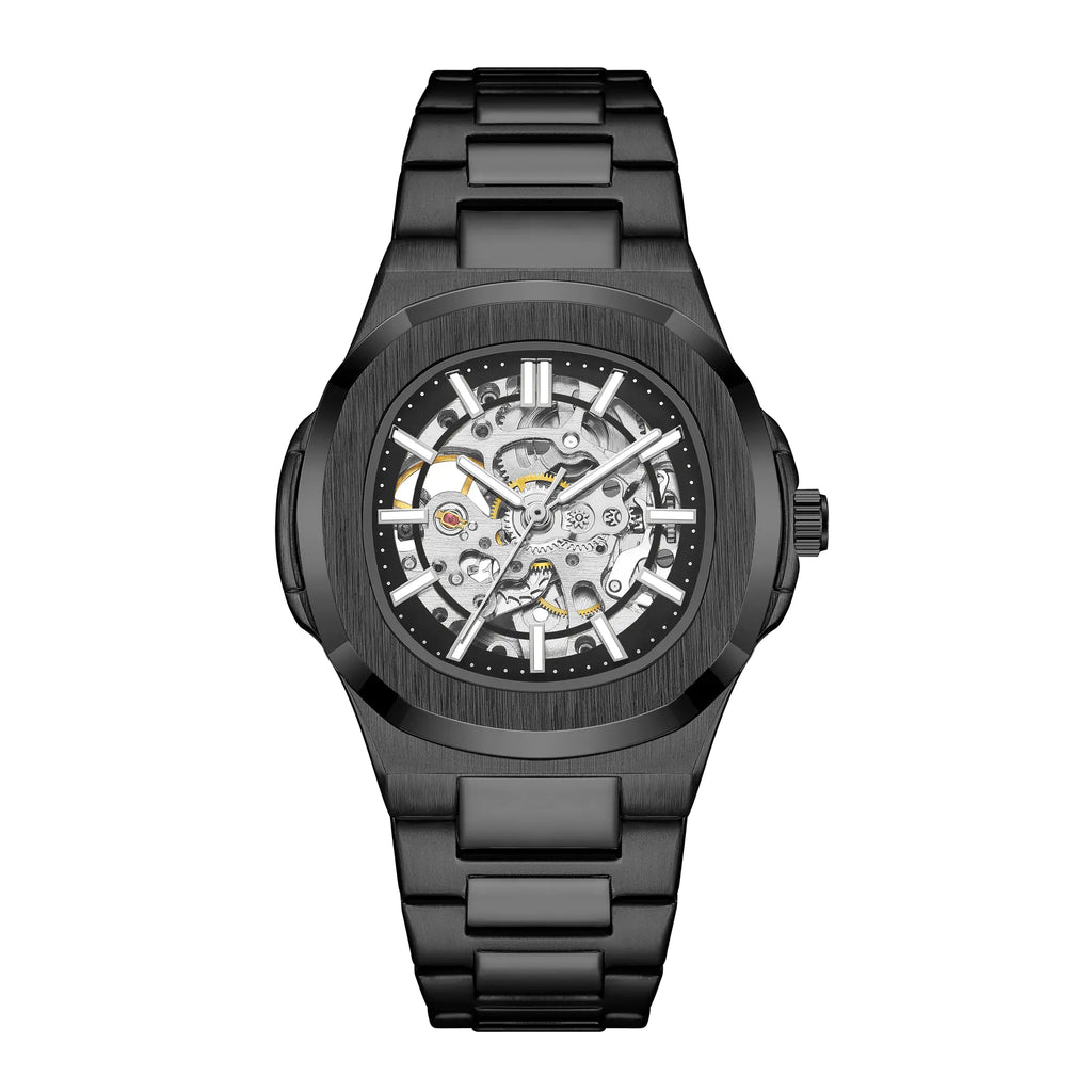 Men's Automatic Skeleton Business Watch